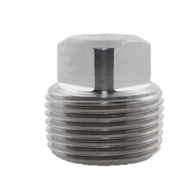 Tapón macho inoxidable roscado